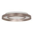 LED-DECKENLEUCHTE 50/8 cm   - Champagner/Goldfarben, Design, Kunststoff/Metall (50/8cm) - Novel
