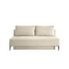 SCHLAFSOFA in Cord Beige  - Beige/Schwarz, Modern, Textil/Metall (198/90/100cm) - Livetastic