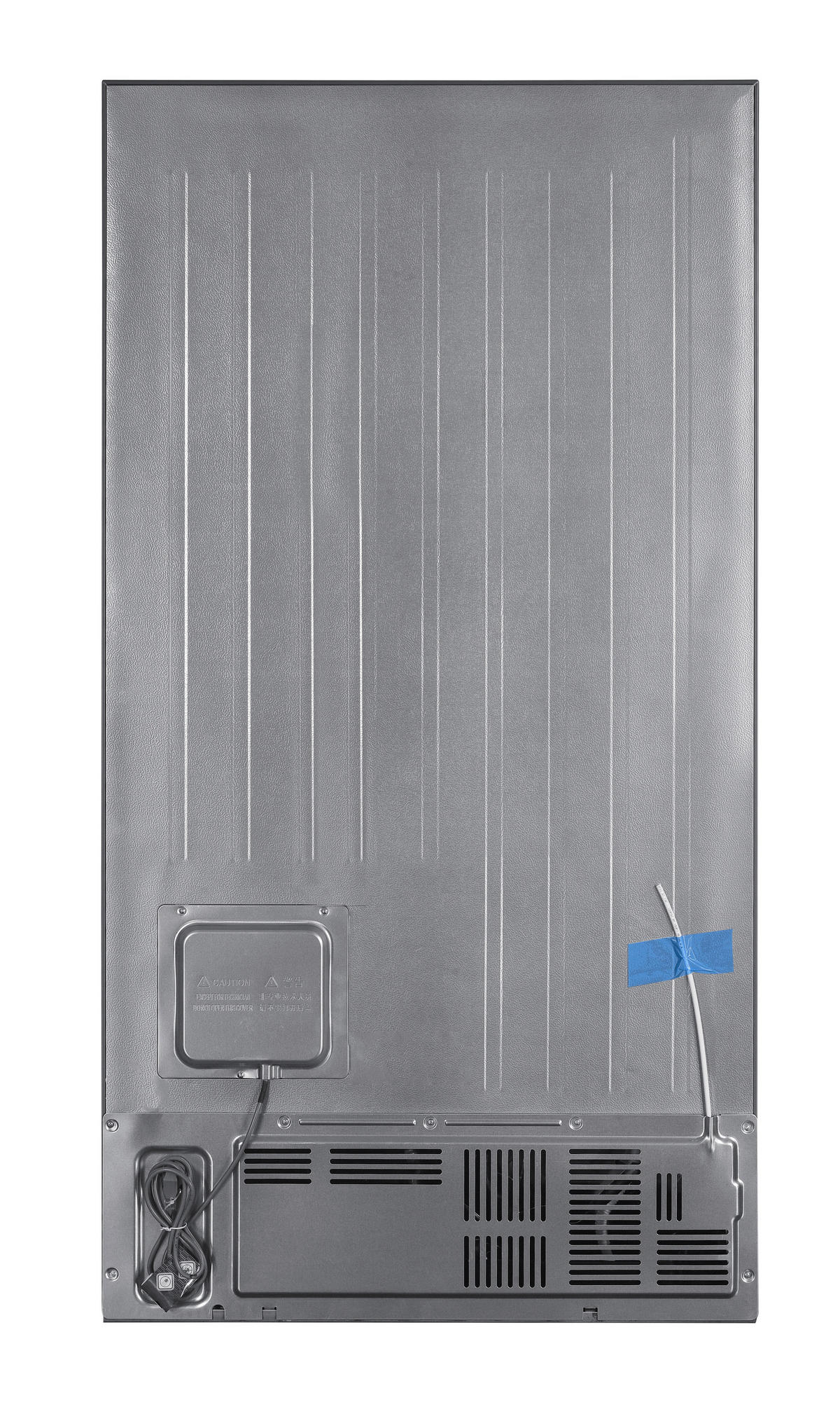 SIDE-BY-SIDE 90/177/66 cm NABO SBS 5130  - Edelstahlfarben, Basics, Glas/Kunststoff (90/177/66cm) - Nabo