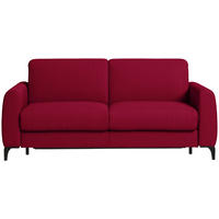 SCHLAFSOFA Cord Rot  - Rot/Schwarz, Konventionell, Holz/Textil (203/88/102cm) - Novel