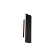 LED-WANDLEUCHTE 28/4,5/8 cm  - Schwarz, Design, Kunststoff/Metall (28/4,5/8cm) - Novel