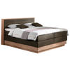 BOXSPRINGBETT 160/200 cm  in Braun, Eichefarben  - Eichefarben/Schwarz, MODERN, Holz/Kunststoff (160/200cm) - MID.YOU