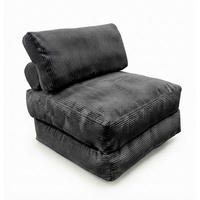SCHLAFSESSEL Cord Dunkelgrau Rückenkissen  - Dunkelgrau, KONVENTIONELL, Textil (85/80/85cm) - Xora