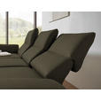 ECKSOFA  in Flachgewebe Dunkelgrün  175-224/255-365 cm  - Dunkelgrün/Schwarz, Design, Textil/Metall (175-224/255-365cm) - Dieter Knoll