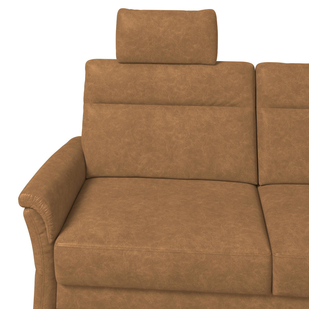 3,5-SITZER - Senfgelb/Schwarz, Konventionell, Kunststoff/Textil (205/98/91cm) - Elegando