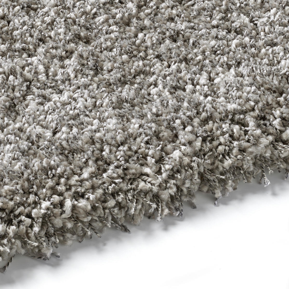 HOCHFLORTEPPICH 160/160 cm Twilight Grau quadratisch  - Grau, KONVENTIONELL, Textil (160/160cm) - Novel