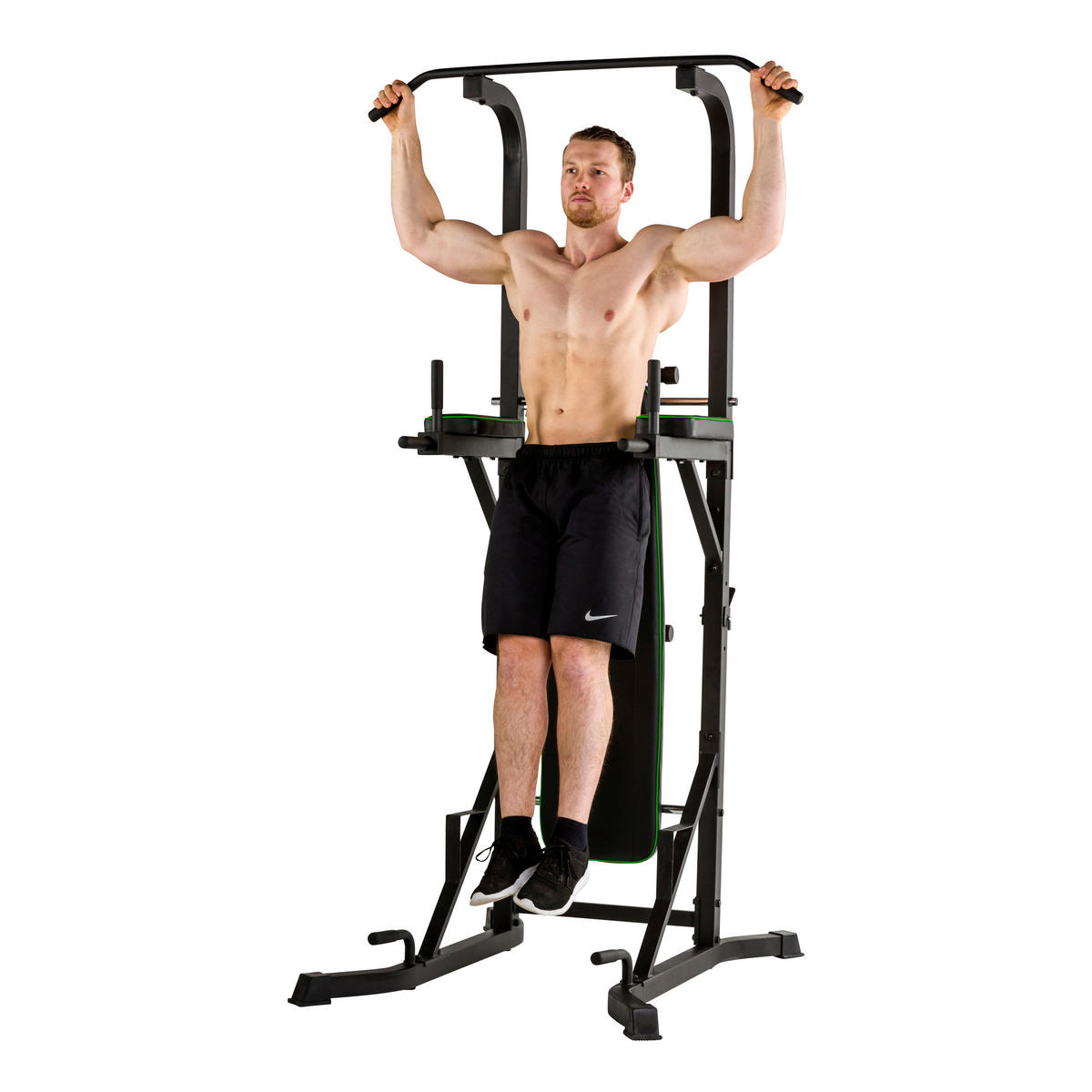 KRAFTSTATION  - Schwarz, KONVENTIONELL, Holz/Kunststoff (112/124/220cm)