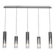 LED-HÄNGELEUCHTE 92/8,5/150 cm  - Schwarz, Design, Glas/Metall (92/8,5/150cm) - Ambiente