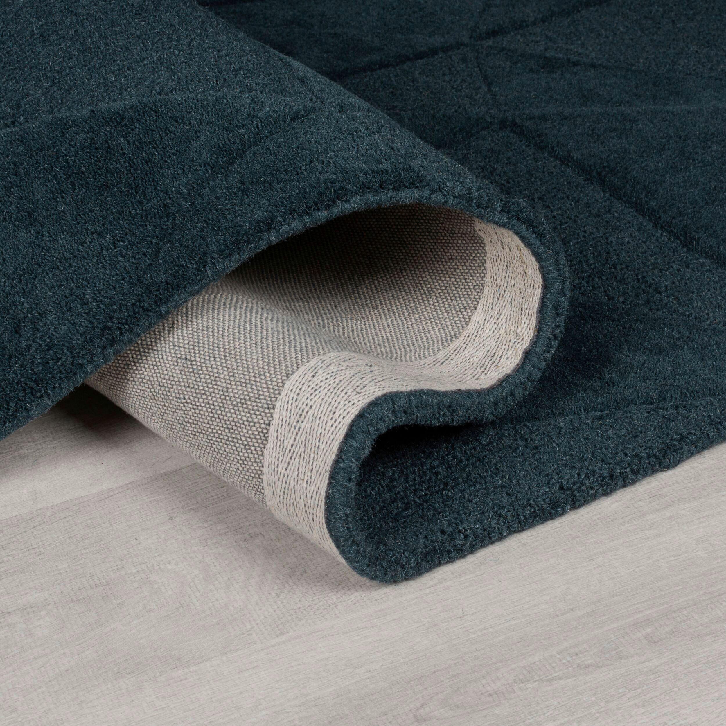 WOLLTEPPICH 200/290 cm Moderno Blau  - Blau, Basics, Textil (200/290cm) - Xora