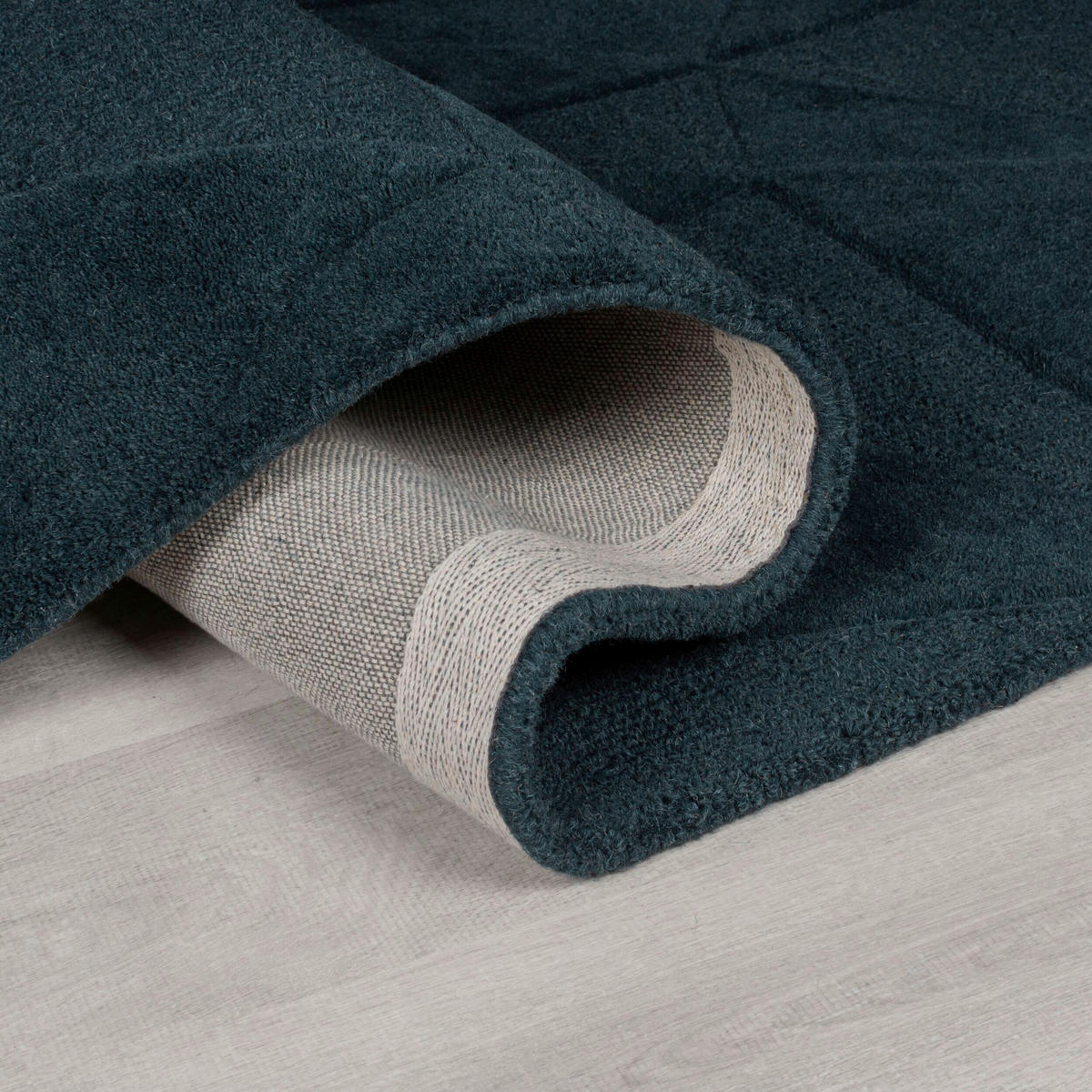 VLNĚNÝ KOBEREC, 120/170 cm, modrá - modrá, Basics, textil (120/170cm)