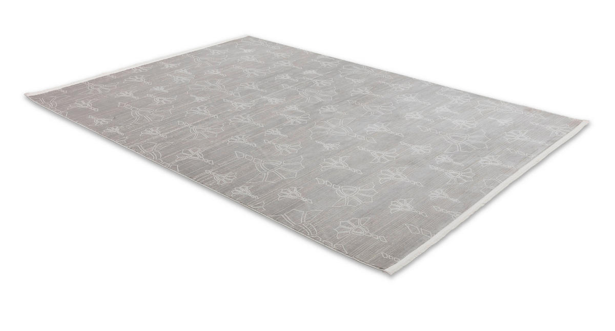 WEBTEPPICH 140/200 cm New Cornflower Silberfarben rechteckig  - Silberfarben, Basics, Textil (140/200cm) - Joop!