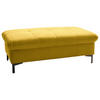 HOCKER in Textil Currygelb  - Currygelb/Schwarz, Design, Textil (124/46/68cm) - Xora