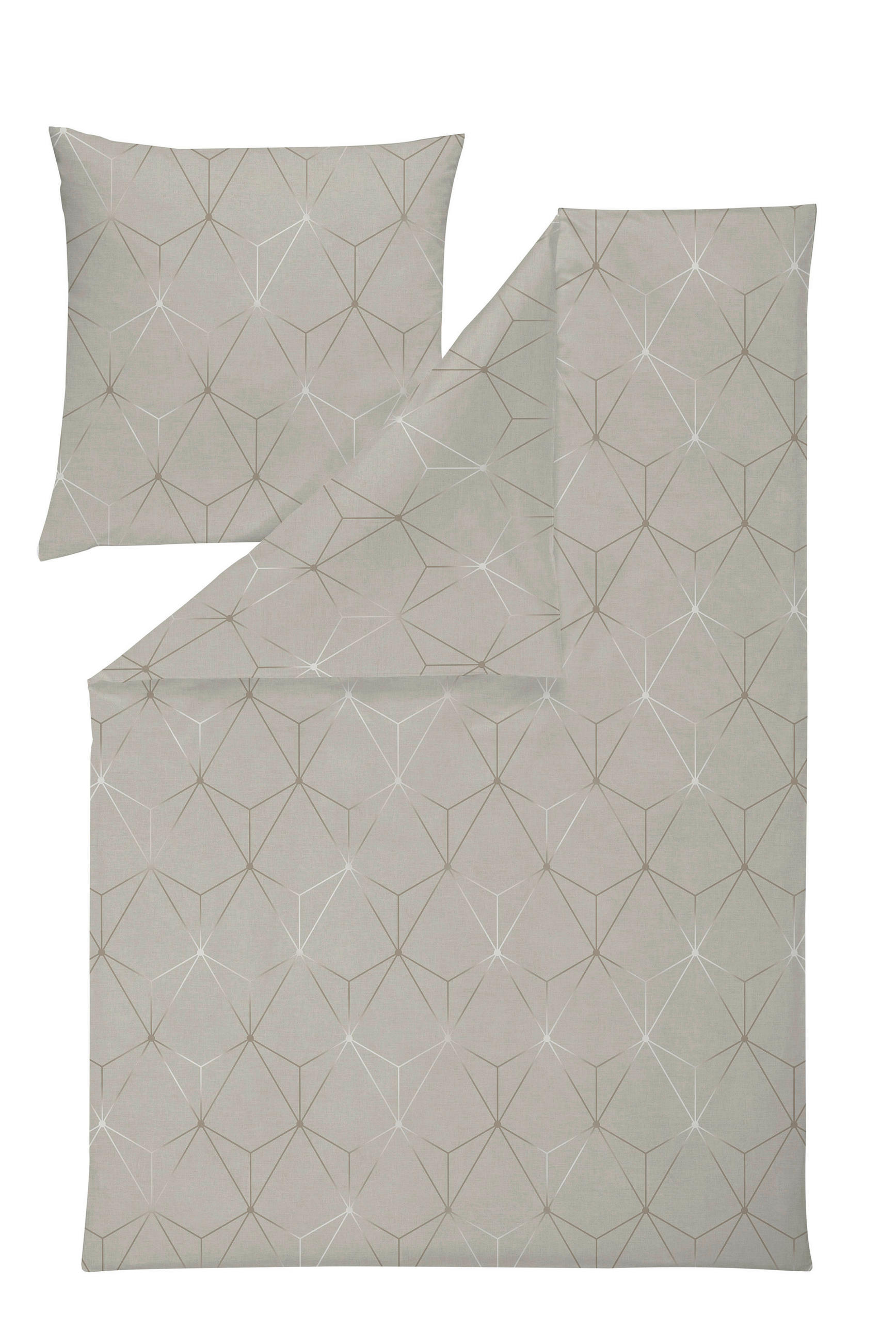 BETTWÄSCHE Atelier Flanell 155/220 cm  - Braun, Trend, Textil (155/220cm) - Estella