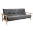 SCHLAFSOFA in Holz, Textil Eichefarben, Grau - Eichefarben/Grau, Design, Holz/Textil (230/92/97cm) - Innovation SCHLAFSOFA in Holz, Textil Eichefarben, Grau - Eichefarben/Grau, Design, Holz/Textil (230/92/97cm) - Innovation