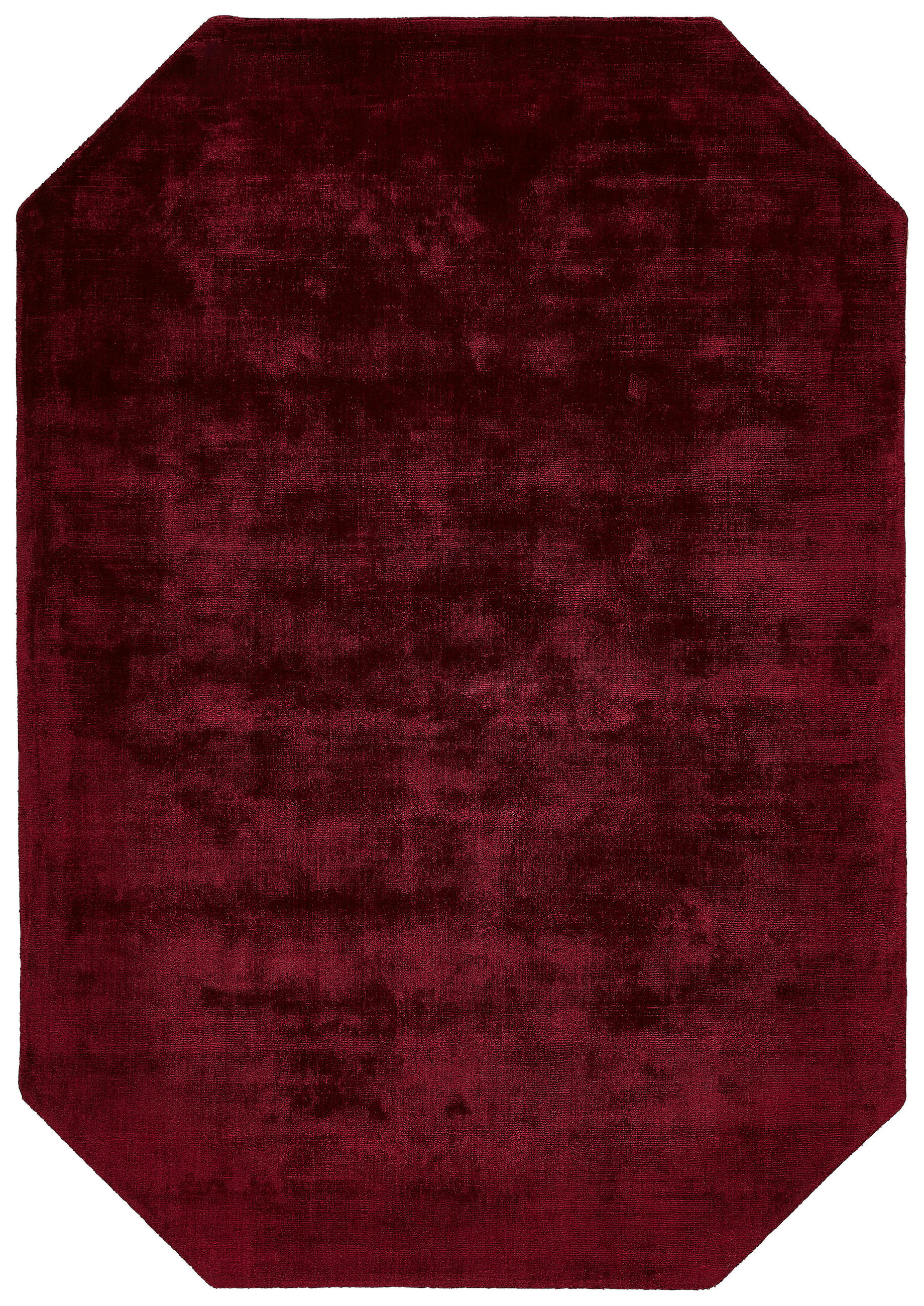 TKANÝ KOBEREC, 120/180 cm bordová - bordová, Design, textil (120/180cm) - Novel