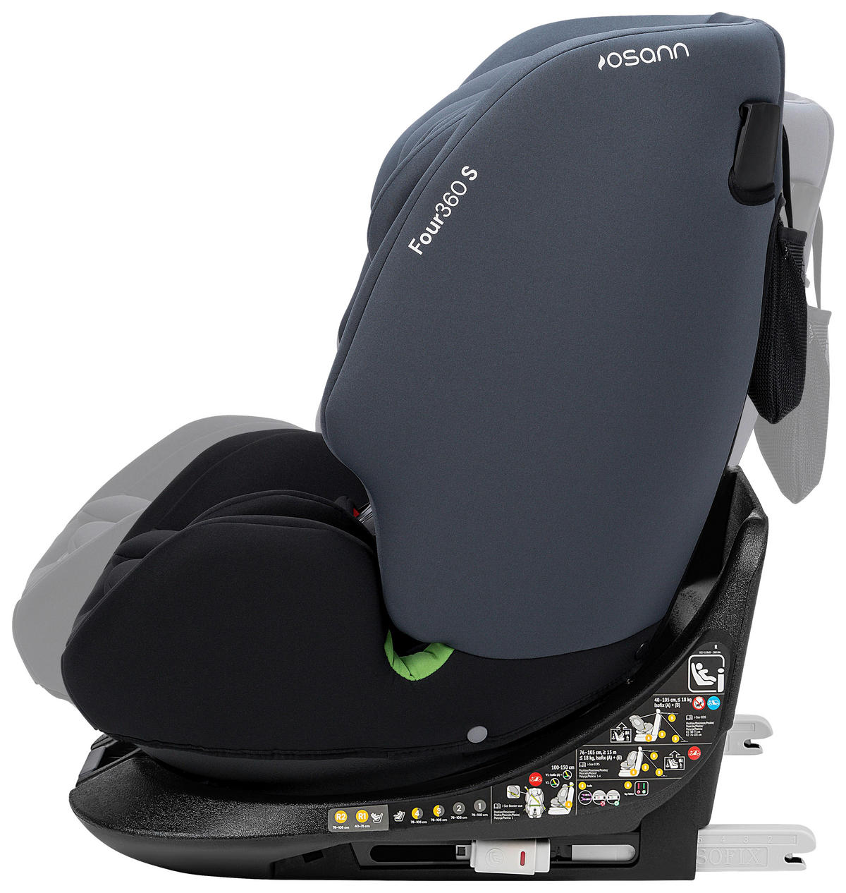 REBOARDER-KINDERSITZ  - Schwarz, KONVENTIONELL, Kunststoff (43/58/48,5cm)