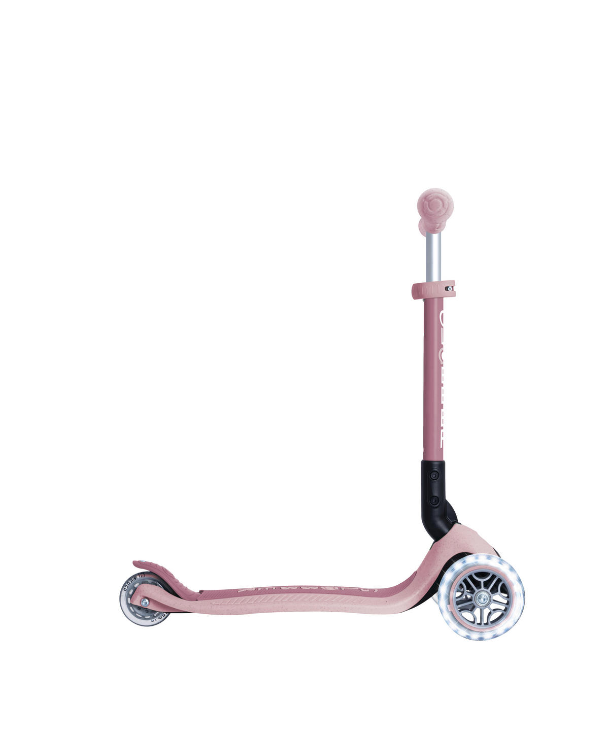 KINDERSCOOTER JUNIOR FOLDABLE LIGHTS ECO  - Beere, Basics, Kunststoff (57.5/28/68cm) - GLOBBER