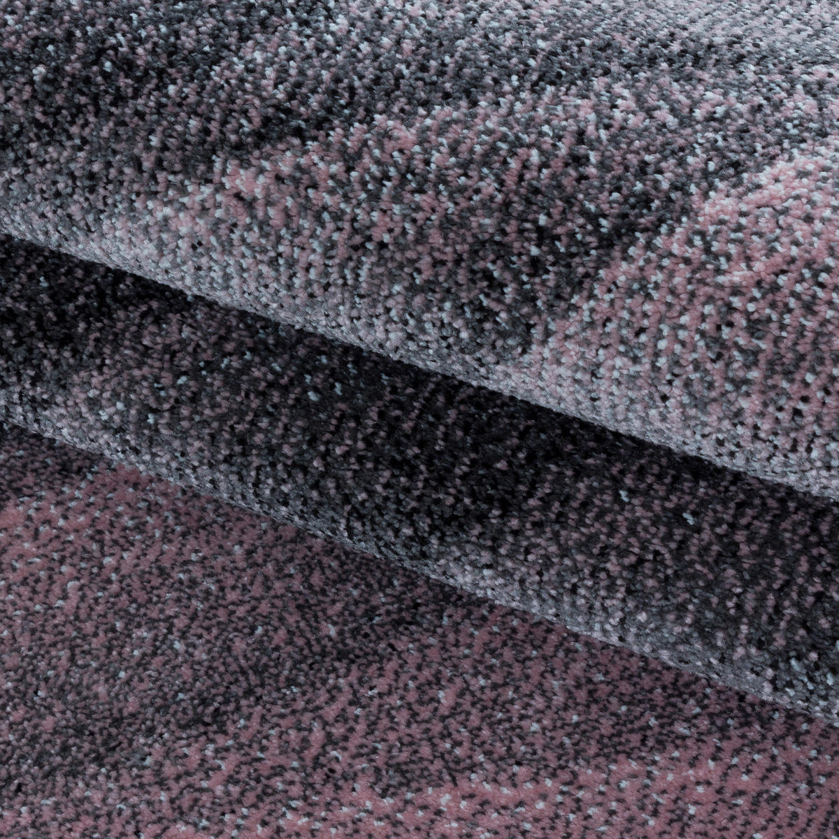VÄVD MATTA 80/150 cm Ottawa 4206 pink  - pink, Design, textil (80/150cm)