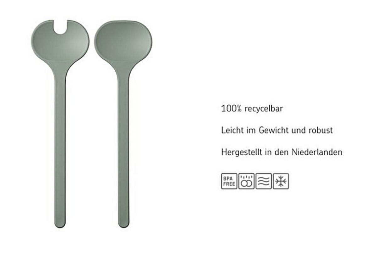 SALATSET  2-teilig 30,1 cm  - Schwarz, KONVENTIONELL (30,1cm) - Mepal