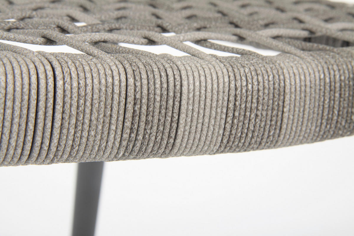 STAPELSESSEL in Metall, Kunststoff Graphitfarben, Dunkelgrau  - Dunkelgrau/Graphitfarben, Basics, Kunststoff/Metall (56/58/78cm) - Gardenson