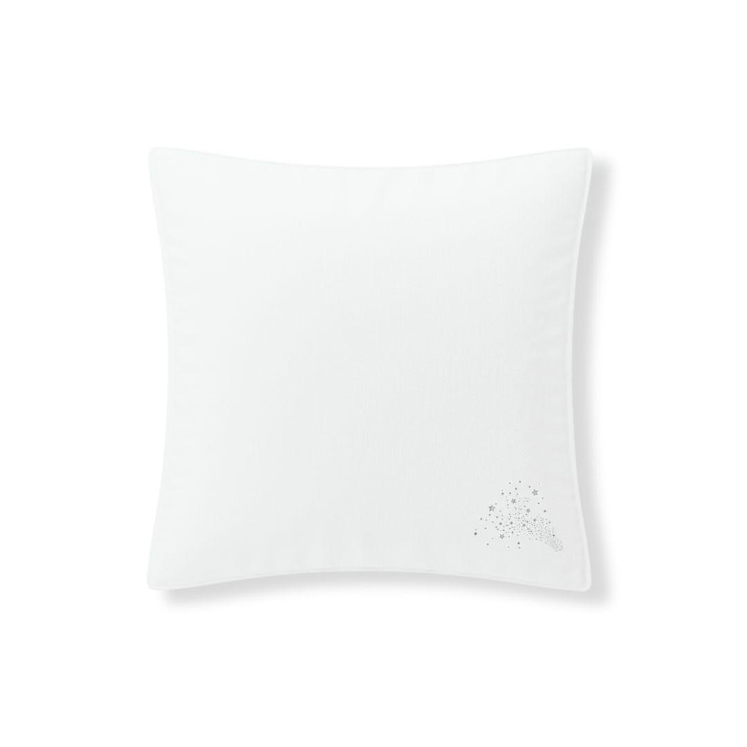 Mikrofaserkissen Jan, weißgrau 80/80 cm  Jan  - Weiß/Grau, Basics, Textil (80/80cm)