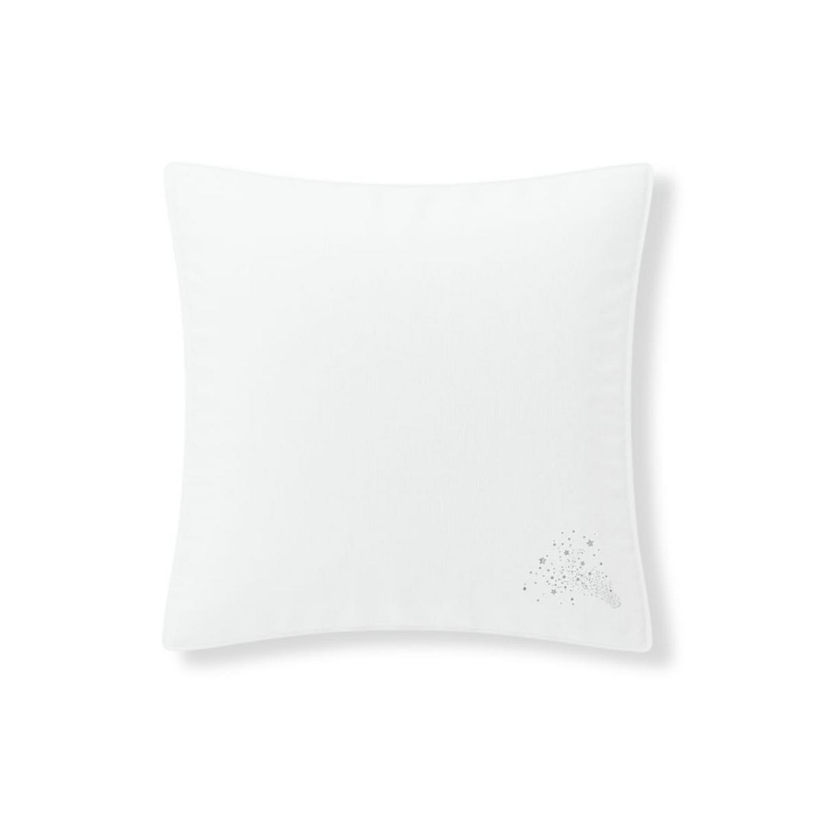 Mikrofaserkissen Jan, weißgrau 80/80 cm  Jan  - Weiß/Grau, Basics, Textil (80/80cm)