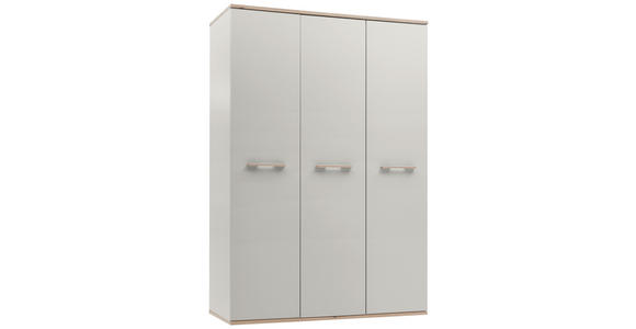 DREHTÜRENSCHRANK in Eichefarben, Hellgrau - Eichefarben/Hellgrau, KONVENTIONELL, Holz/Holzwerkstoff (138/203/61,5cm) - Venda