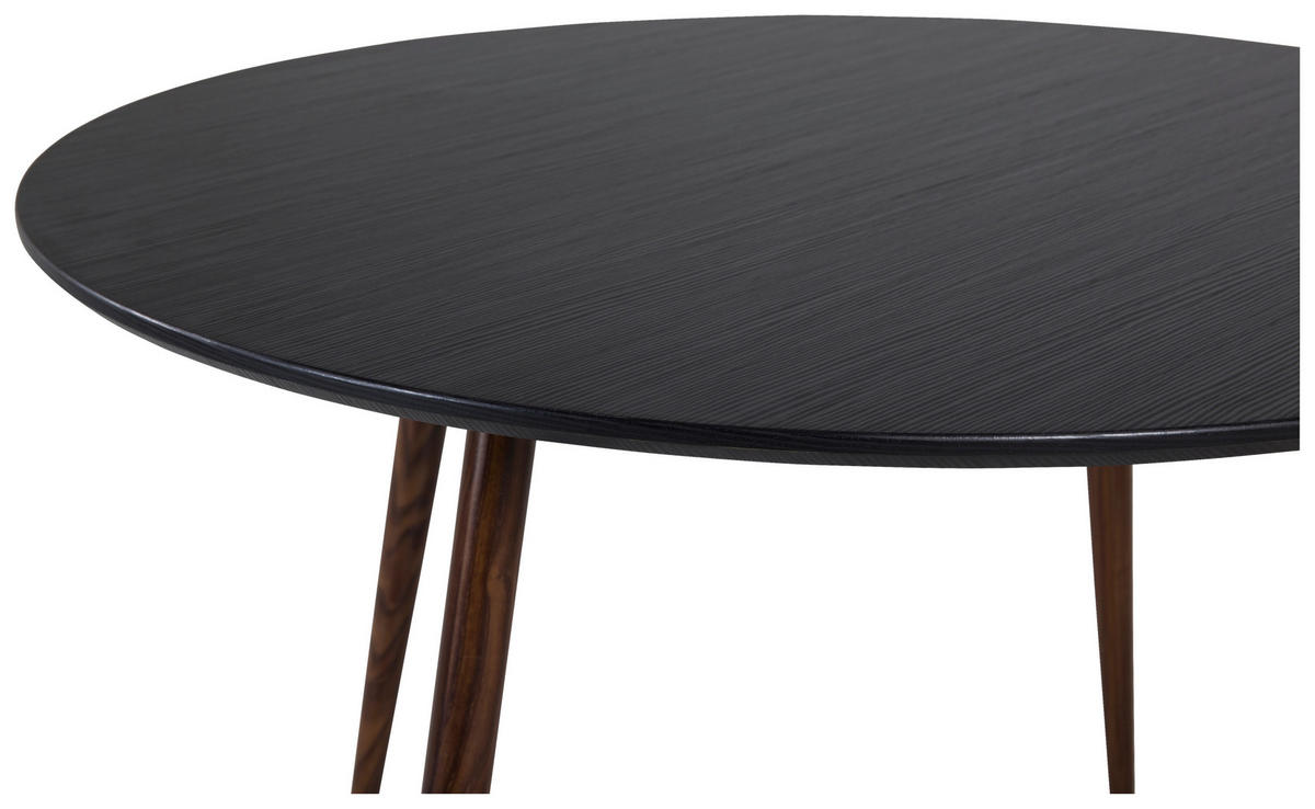 ESSTISCH in Metall, Holzwerkstoff 100/100/75 cm  - Schwarz, Design, Holzwerkstoff/Metall (100/100/75cm) - Livetastic