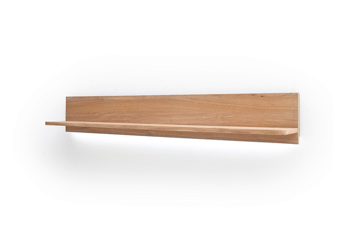 HYLLKOMBINATION  i ekfärgad  338/204/50 cm  - svart/ekfärgad, Design, metall/trämaterial (338/204/50cm) - Livetastic