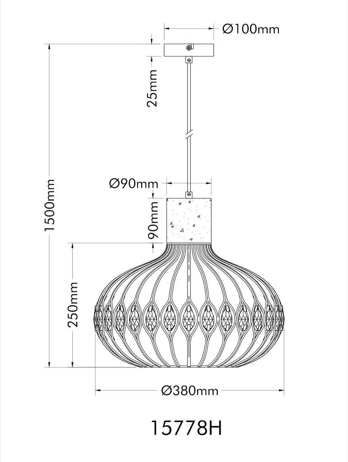 HÄNGELEUCHTE 38/150 cm  - Klar/Schwarz, Basics, Glas/Kunststoff (38/150cm) - Globo
