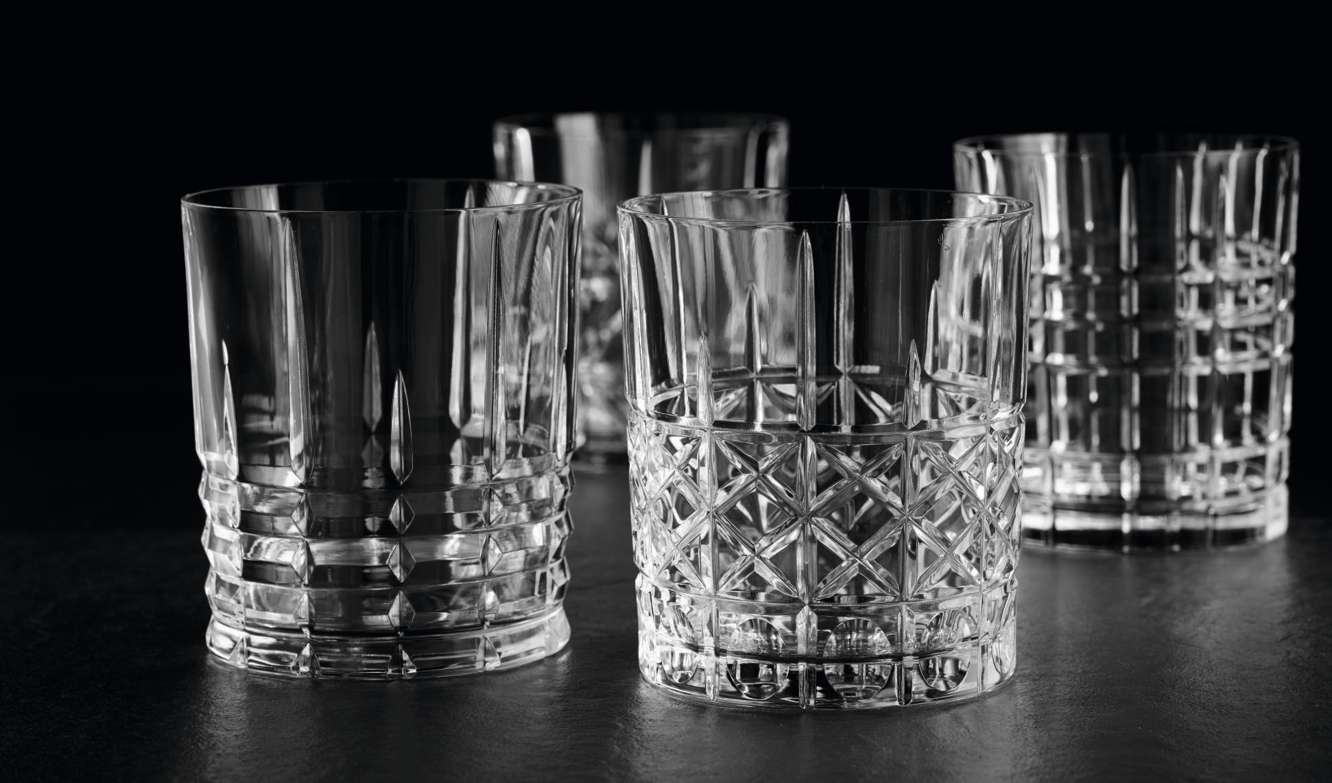 SET ČAŠA  4-dijelni   Highland  - prozirno, Konvencionalno, staklo (10,2cm) - Nachtmann
