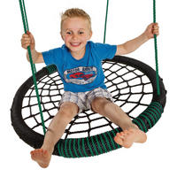NESTSCHAUKEL Grün  - Grün, KONVENTIONELL, Kunststoff/Metall (108/83,5/7,5cm) - Ambia Garden