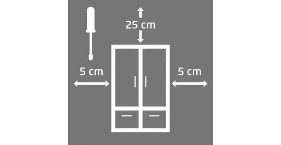 SCHWEBETÜRENSCHRANK  in Schwarz, Champagner  - Champagner/Alufarben, KONVENTIONELL, Glas/Holzwerkstoff (162/223/68cm) - Novel