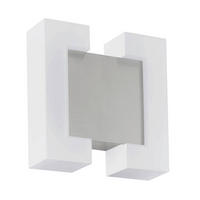 Aplică De Exterior 18/0/18 cm    - alb, Basics, plastic/metal (18/0/18cm)
