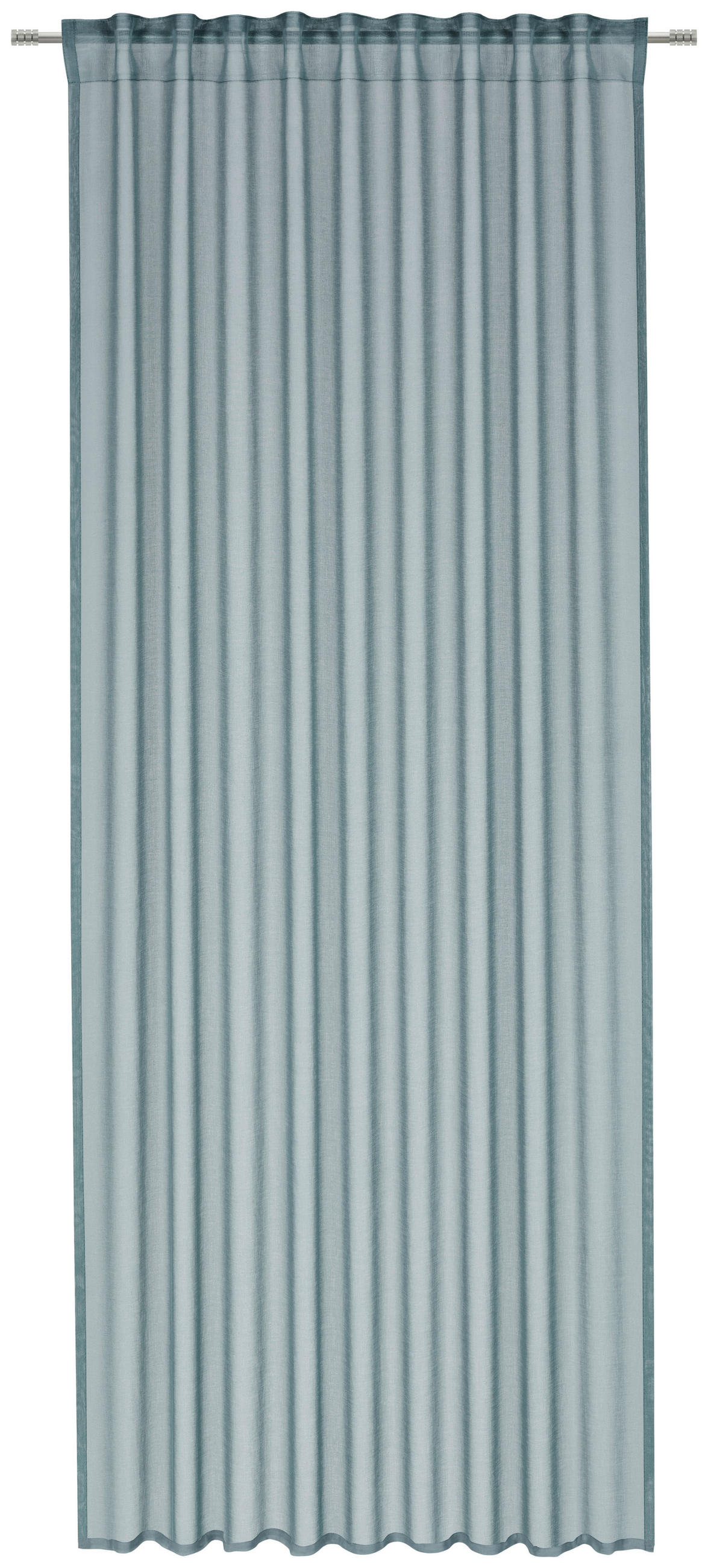 Draperie Confecționată transparent  - albastru, Basics, textil (140/245cm) - Boxxx