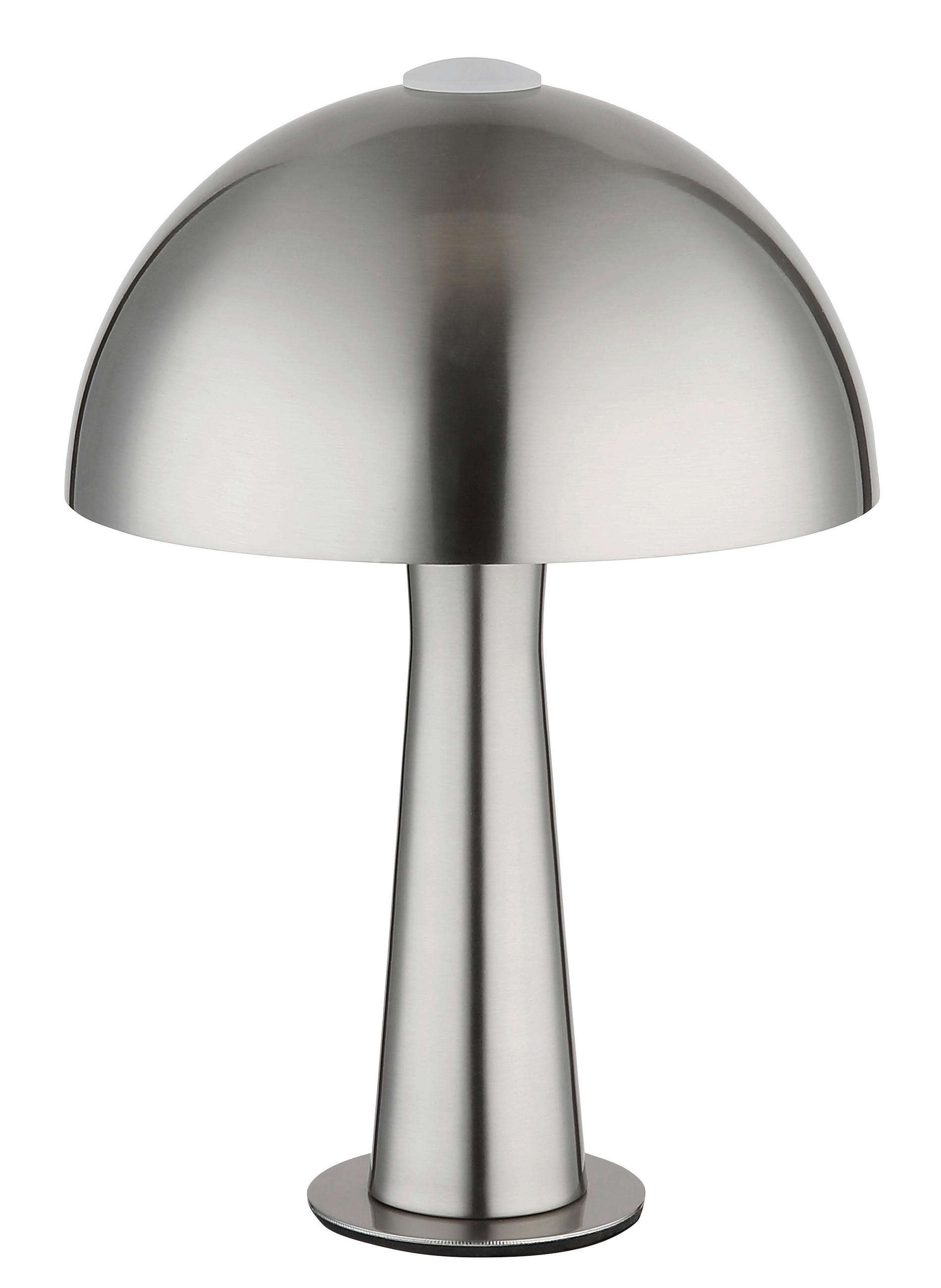 TISCHLEUCHTE Julia 20/28,5 cm  - Schwarz/Nickelfarben, Design, Kunststoff/Metall (20/28,5cm) - Globo