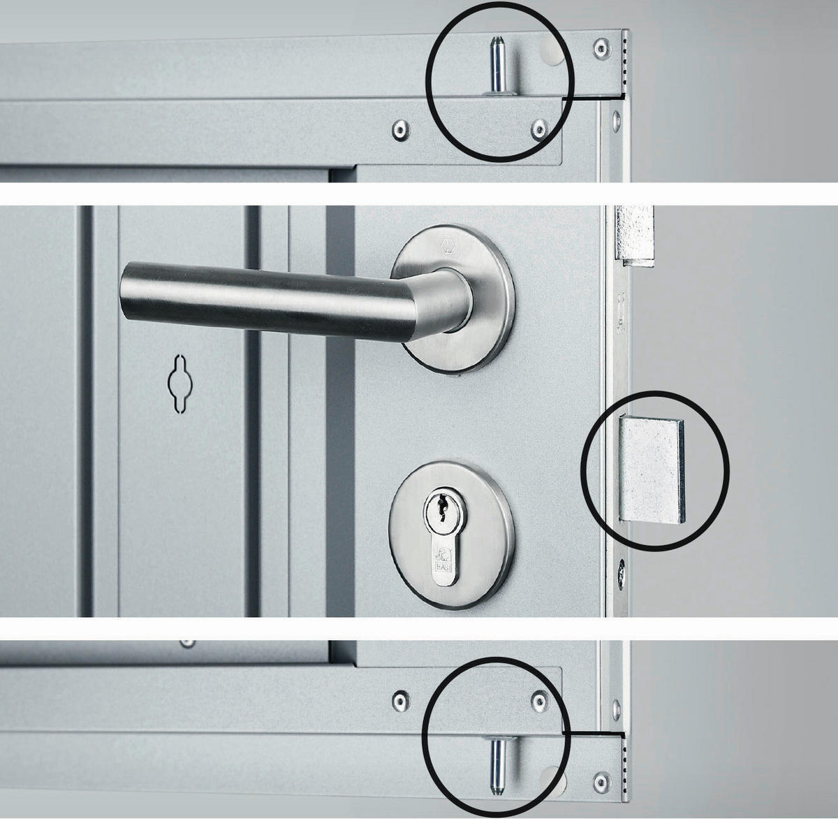 GERÄTEHAUS 180/218/222 cm  - Grau, Design, Metall (180/218/222cm) - Biohort