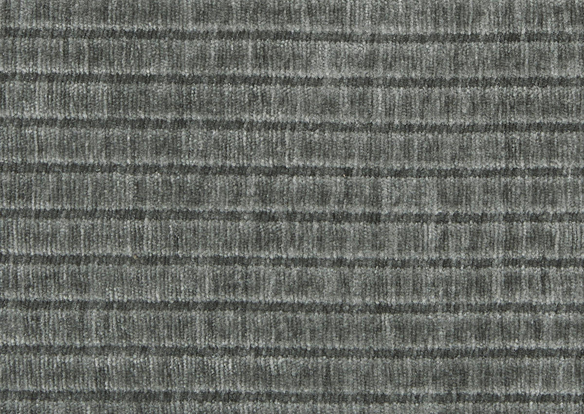 ECKSOFA in Chenille, Jacquard Grau  - Schwarz/Grau, Design, Kunststoff/Textil (242/316cm) - Niels Andersson