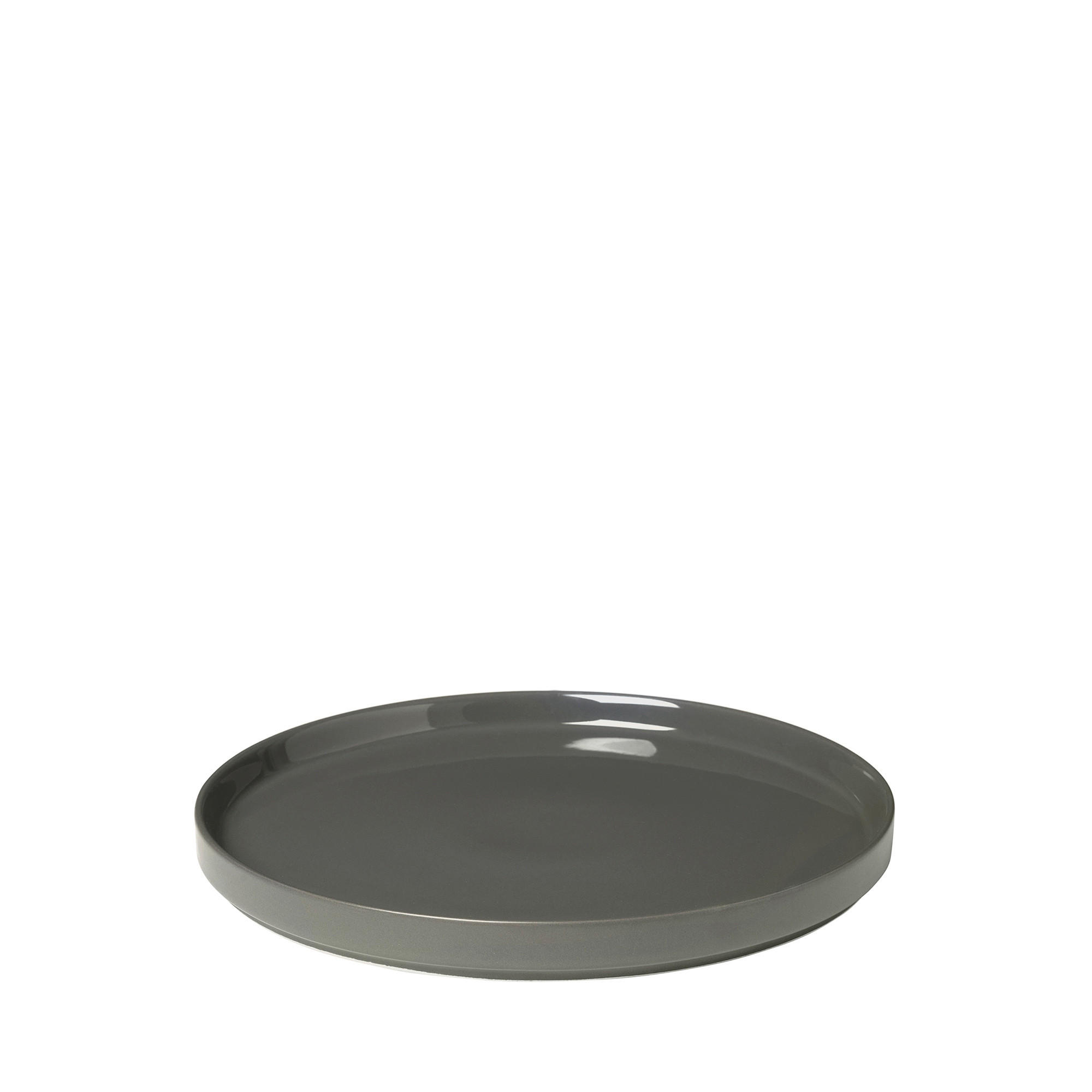 SPEISETELLER Pilar - Dunkelgrau, Design, Keramik (27/2cm) - Blomus