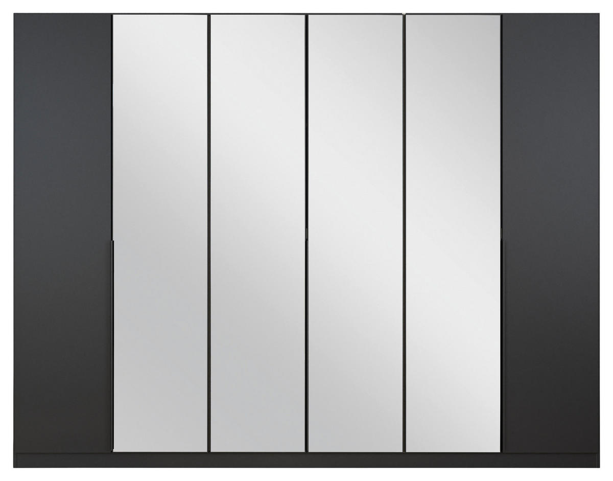 DREHTÜRENSCHRANK in Grau  - Grau, Modern, Holzwerkstoff/Metall (271/210/54cm) - Rauch Möbel