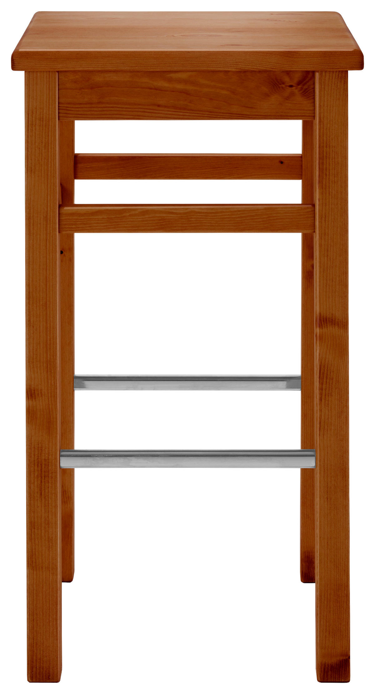 BARHOCKER Bernsteinfarben Kiefer massiv  - Bernsteinfarben, ROMANTIK / LANDHAUS, Holz (41/74,5/41cm) - Boxxx