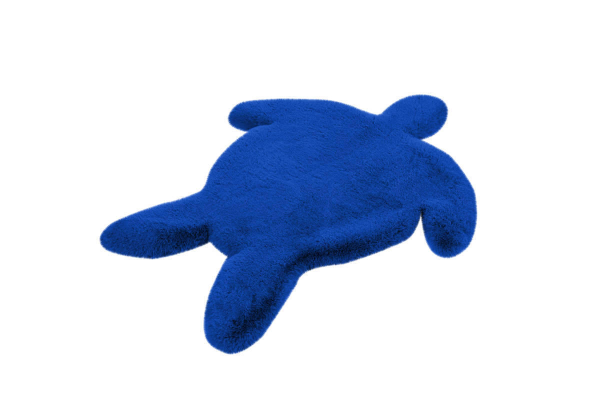 KINDERTEPPICH 68/90 cm Lovely Kids Turtle  - Blau, Basics, Textil (68/90cm)