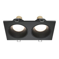DECKENLEUCHTE    17/9/3,6 cm  - Schwarz, Trend, Metall (17/9/3,6cm) - MAYTONI