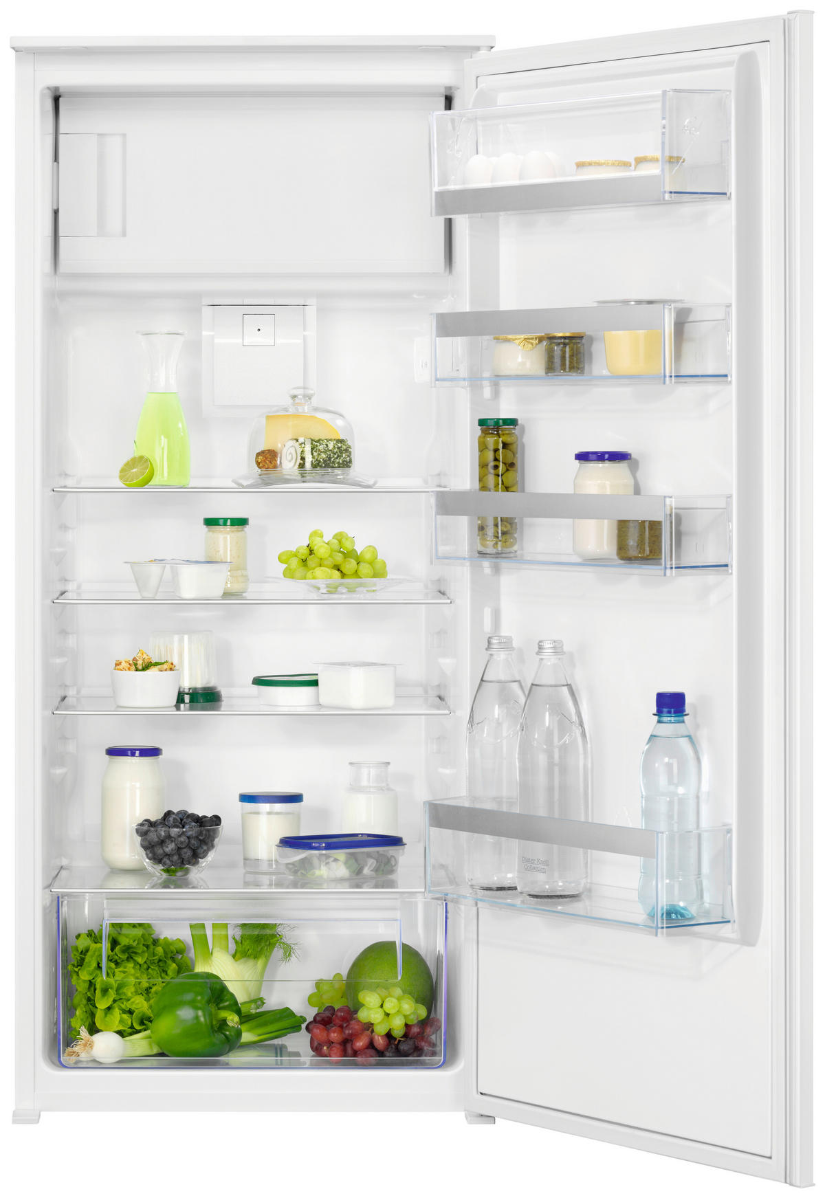 KÜHLSCHRANK 54,8/121,8/54,9 cm DKBA1886SK  - Weiß, Basics, Glas/Kunststoff (54,8/121,8/54,9cm) - Dieter Knoll