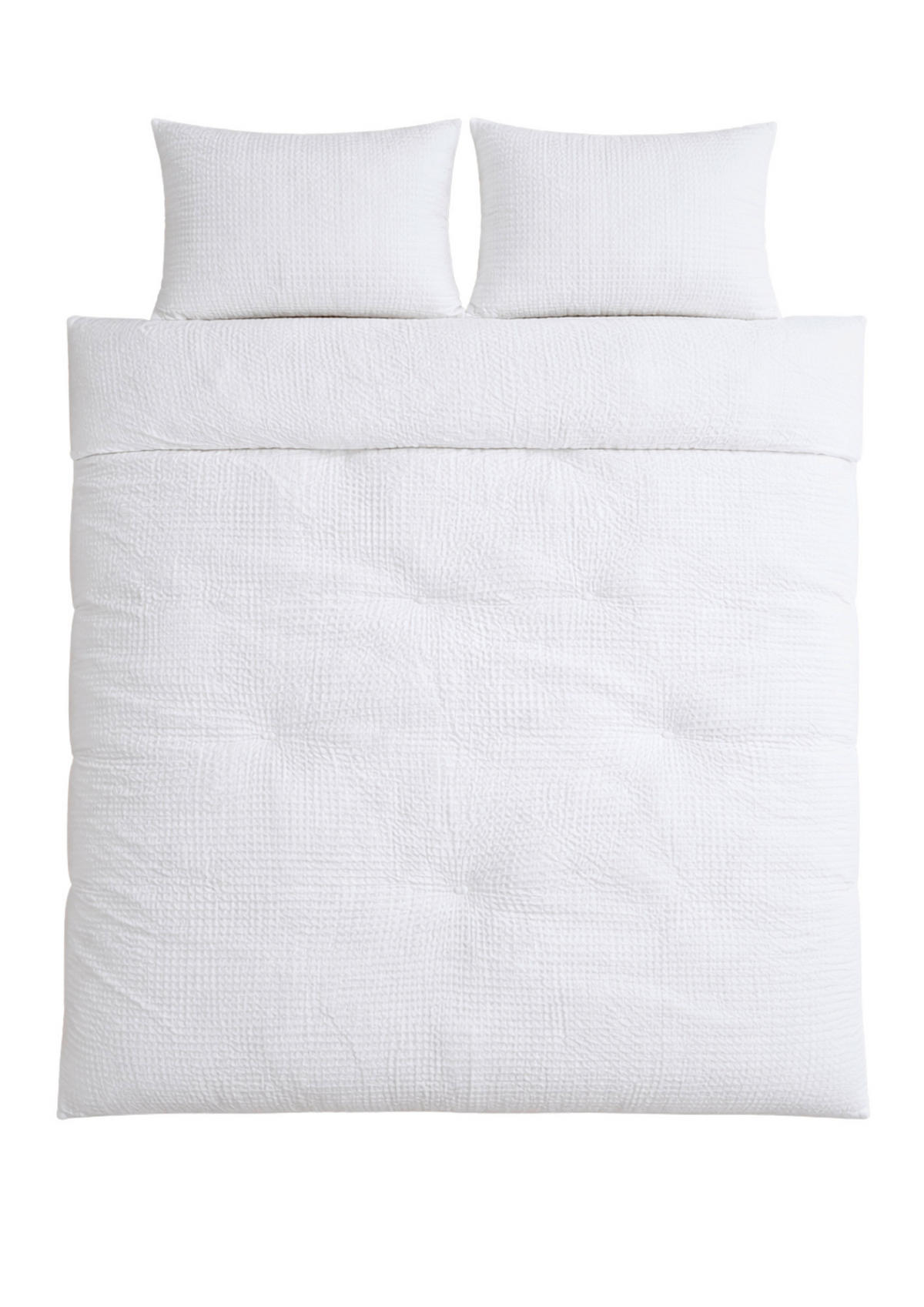 POSTELJINA 200/200 cm bela  - bela, Osnovno, tekstil (200/200cm) - Esposa