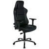 EQLIPSE Night Obsidian Schwarz, Weiß, Schwarz Hochglanz Metall, Textil   - Schwarz Hochglanz/Schwarz, LIFESTYLE, Textil/Metall (79/142/77cm) - HIVAR