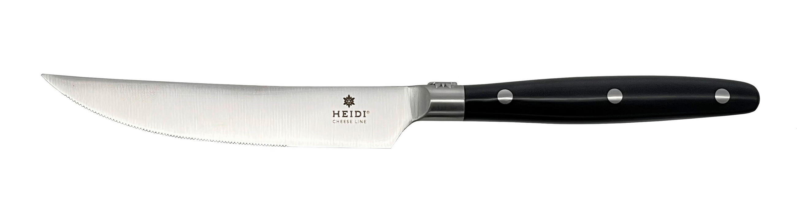 STEAKMESSERSET - Edelstahlfarben/Schwarz, Basics, Kunststoff/Metall (28/18/3cm) - Heidi Cheese Line