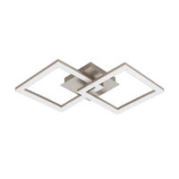 DECKENLEUCHTE 52,5/31/6,5 cm   - Weiß, Basics, Kunststoff/Metall (52,5/31/6,5cm) - Eglo