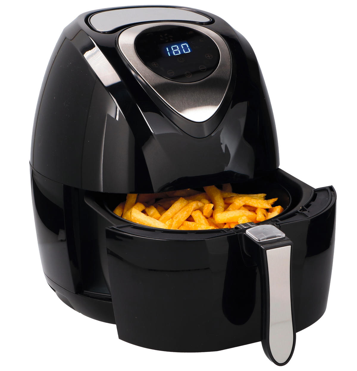 HEIßLUFTFRITTEUSE 3,2L 3,2 L  - Schwarz, KONVENTIONELL, Kunststoff (28.5/32.5/33.3cm)