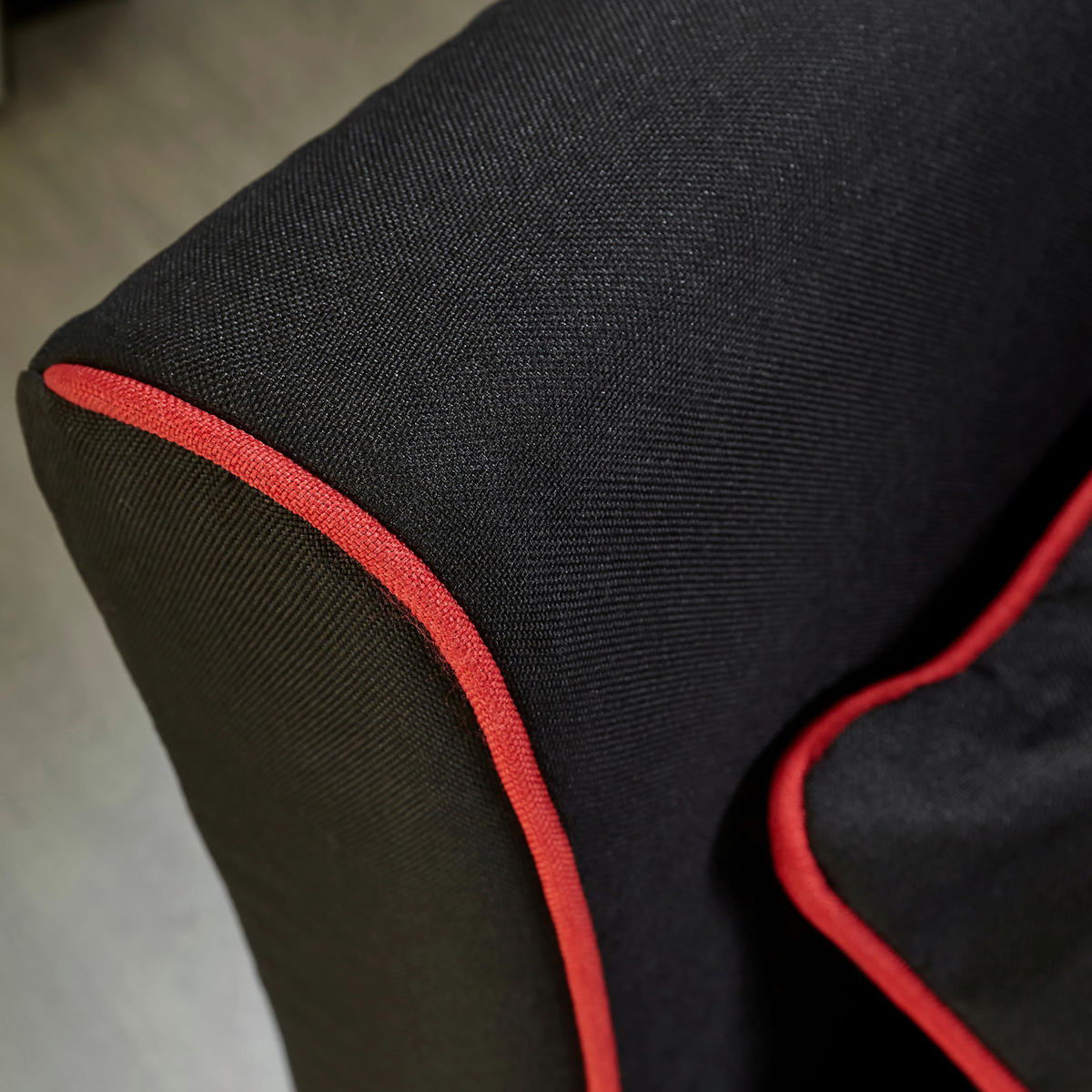 HERNÉ KRESLO, červená, čierna - čierna/biela, Modern, textil/plast (61/81/59cm) - X Rocker